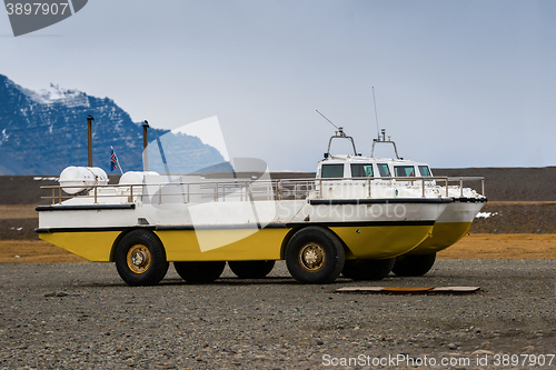 Image of Amphibian vehicle closeup