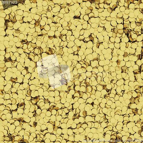 Image of Golden coins background