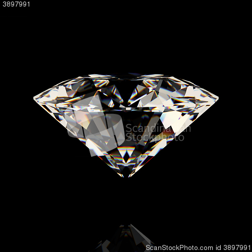 Image of Shiny white diamond