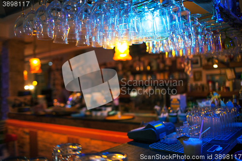 Image of Interior of modern bar