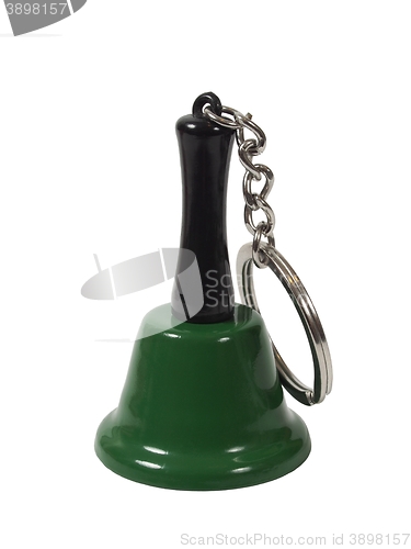 Image of Green bell on white