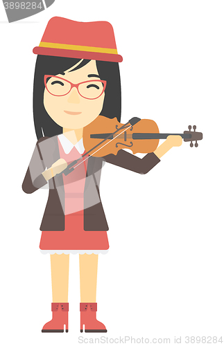 Image of Woman playing violin.