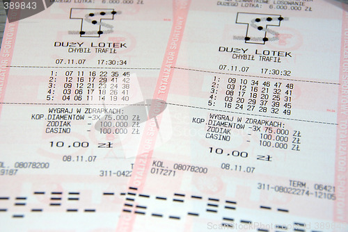 Image of lottery ticket
