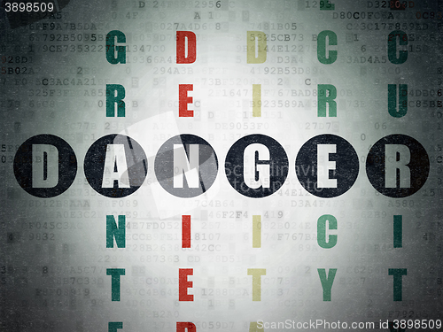 Image of Safety concept: Danger in Crossword Puzzle