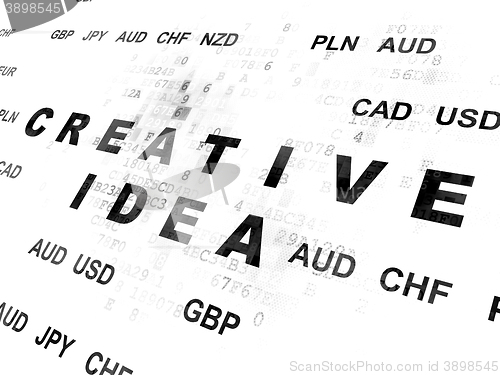 Image of Business concept: Creative Idea on Digital background