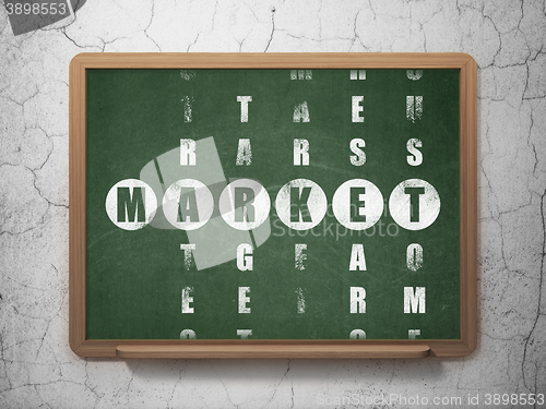 Image of Marketing concept: Market in Crossword Puzzle