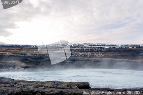 Image of Hot water pond in Iceland