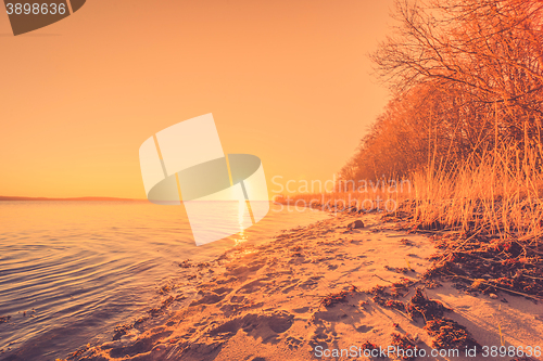 Image of Beach in the sunrise