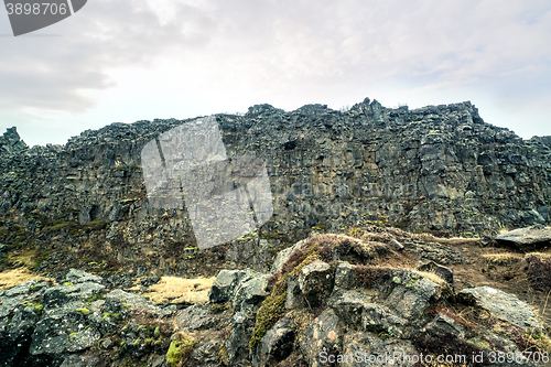 Image of Mountain cliffs in Iceland