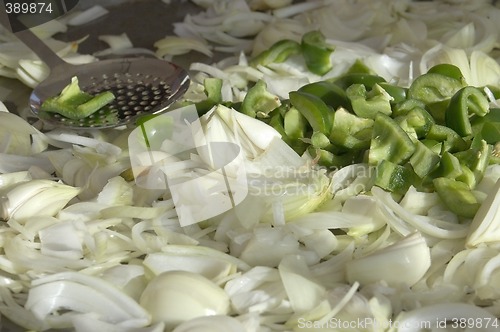 Image of Onion and green pepper