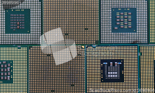 Image of computer chip texture 