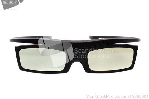 Image of 3d glasses isolated