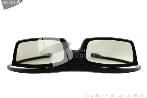 Image of 3d glasses isolated