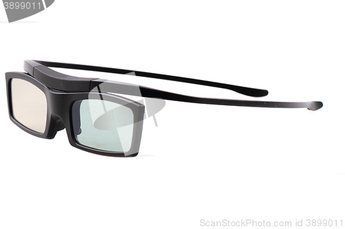 Image of 3d glasses isolated