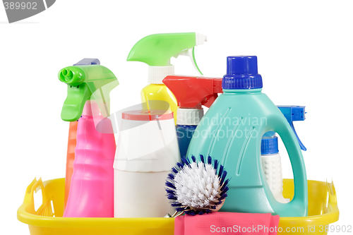 Image of Cleaning bottles