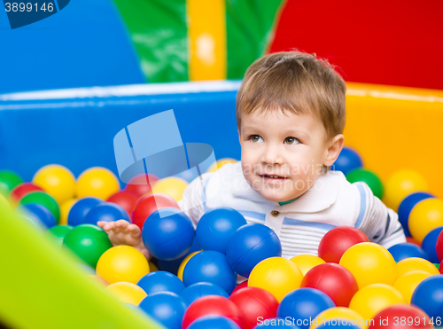 Image of Little boy on playground