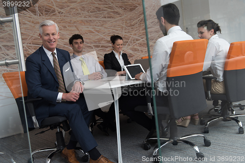 Image of business people group brainstorming on meeting