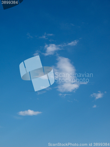 Image of Blue sky with clouds background