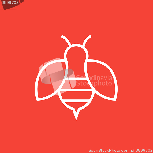 Image of Bee line icon.