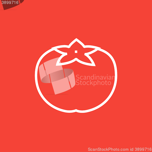 Image of Tomato line icon.