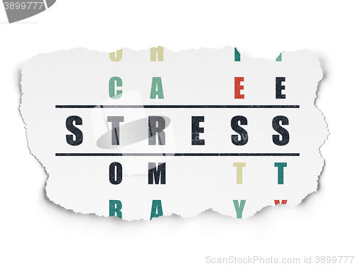 Image of Healthcare concept: Stress in Crossword Puzzle