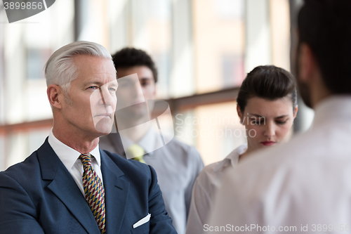 Image of portrait of handsome senior business man