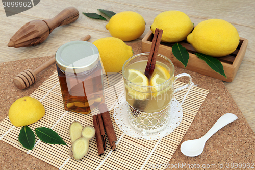 Image of Honey Lemon and Ginger Spice Drink  