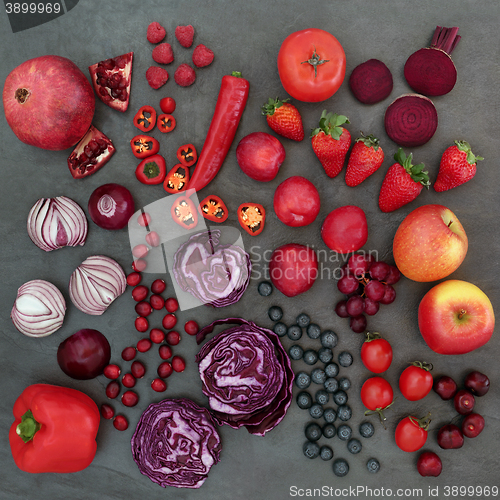 Image of Red and Purple Health Food 