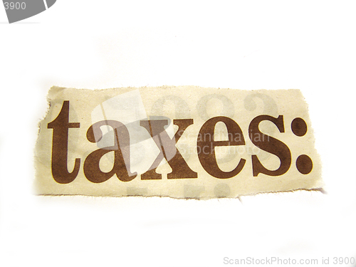 Image of taxes