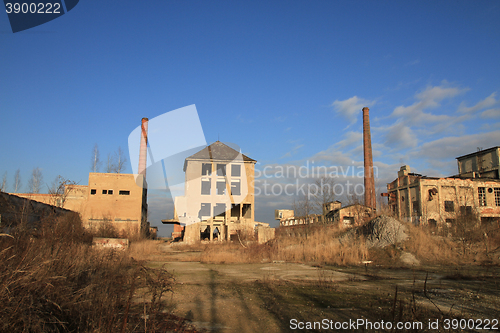 Image of ruins of old factory