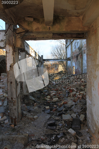 Image of ruins of old factory