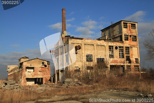 Image of ruins of old factory