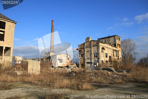 Image of ruins of old factory