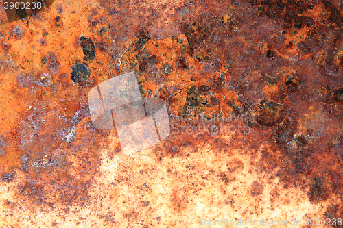 Image of rusting steel texture