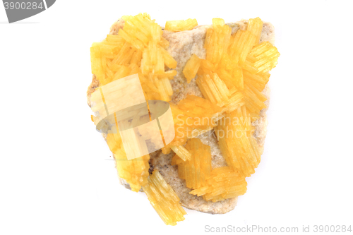 Image of yellow alunite mineral