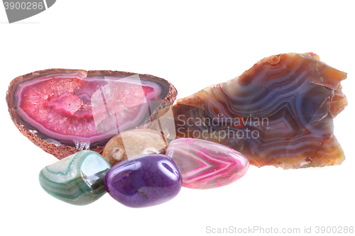 Image of nice color agates 