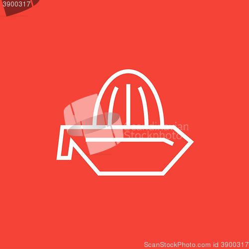 Image of Lemon squeezer line icon.