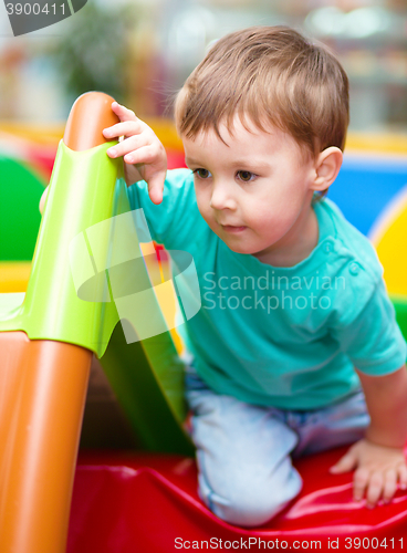 Image of Little boy on playground