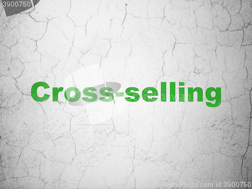 Image of Business concept: Cross-Selling on wall background