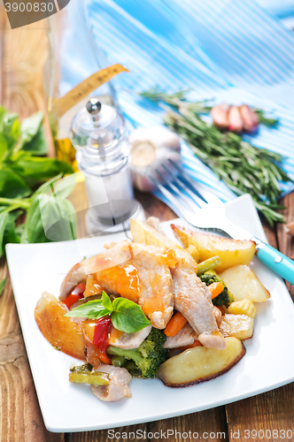 Image of vegetables and meat