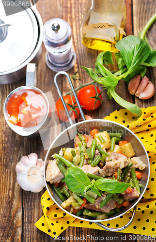 Image of vegetables and meat