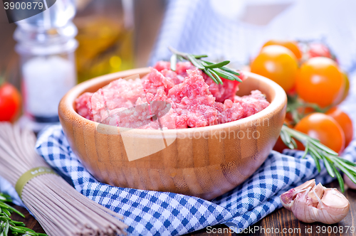 Image of raw minced meat