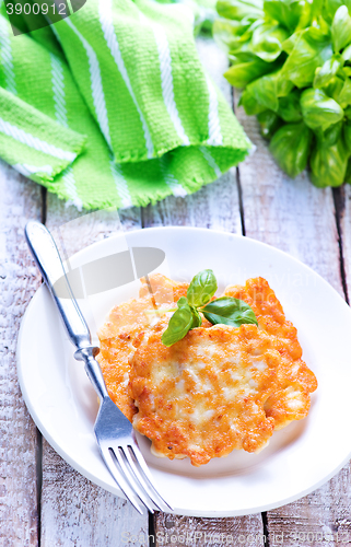 Image of fried chicken cutlet