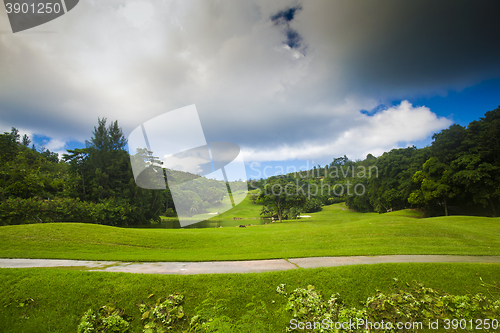 Image of Beautiful Golf field in Praslin