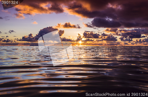 Image of Sunset colors of Seychelles