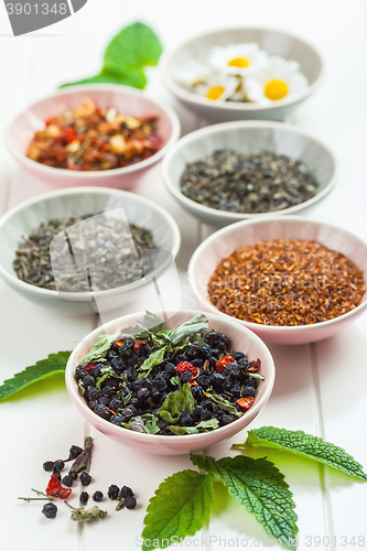 Image of Assortment of dry tea