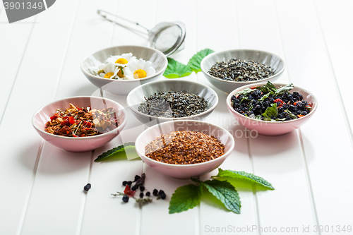 Image of Assortment of dry tea