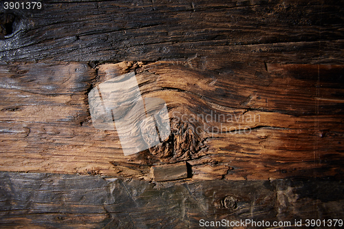 Image of Old natural wooden shabby background 