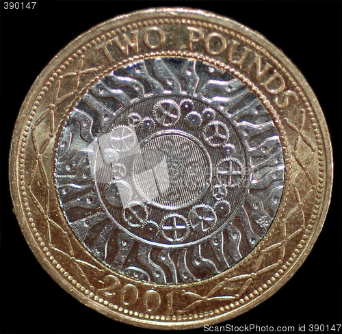 Image of A British 2 Pound Coin