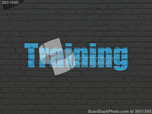 Image of Learning concept: Training on wall background